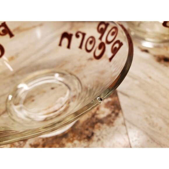 Popcorn Serving Bowls, Wheaton Glass Bowls, 1 Serving Bowl & 2 Individual Bowls - Picture 5 of 8